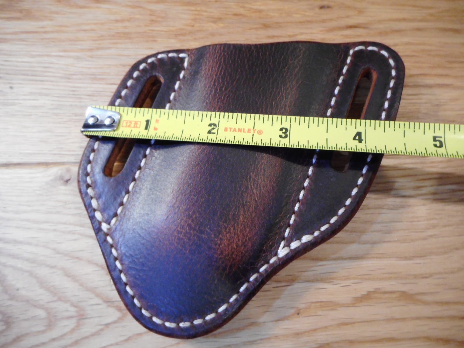 Leatherman Wave dark oil tanned Buffalo leather quick draw sheath. Sheath only.