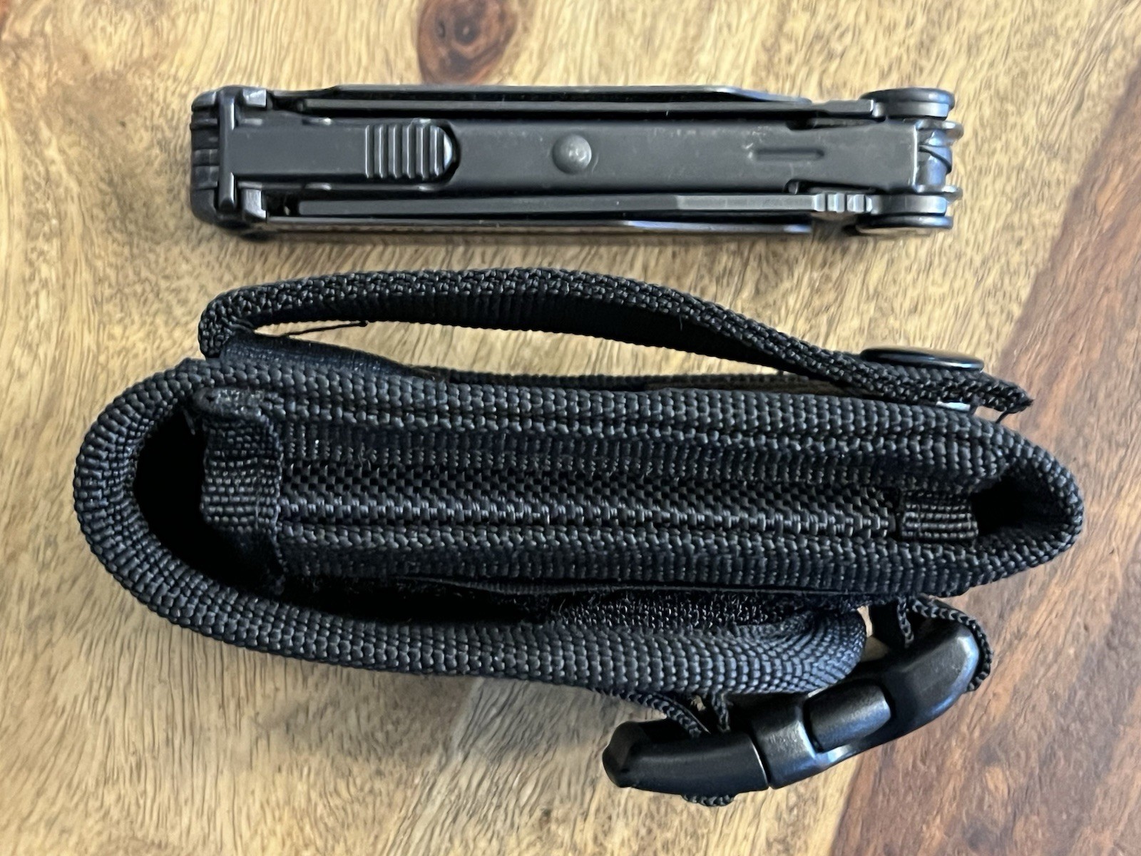 2021 Leatherman Wave Plus Black Oxide Multi-Tool EXCELLENT!!! w/Beautiful Sheath