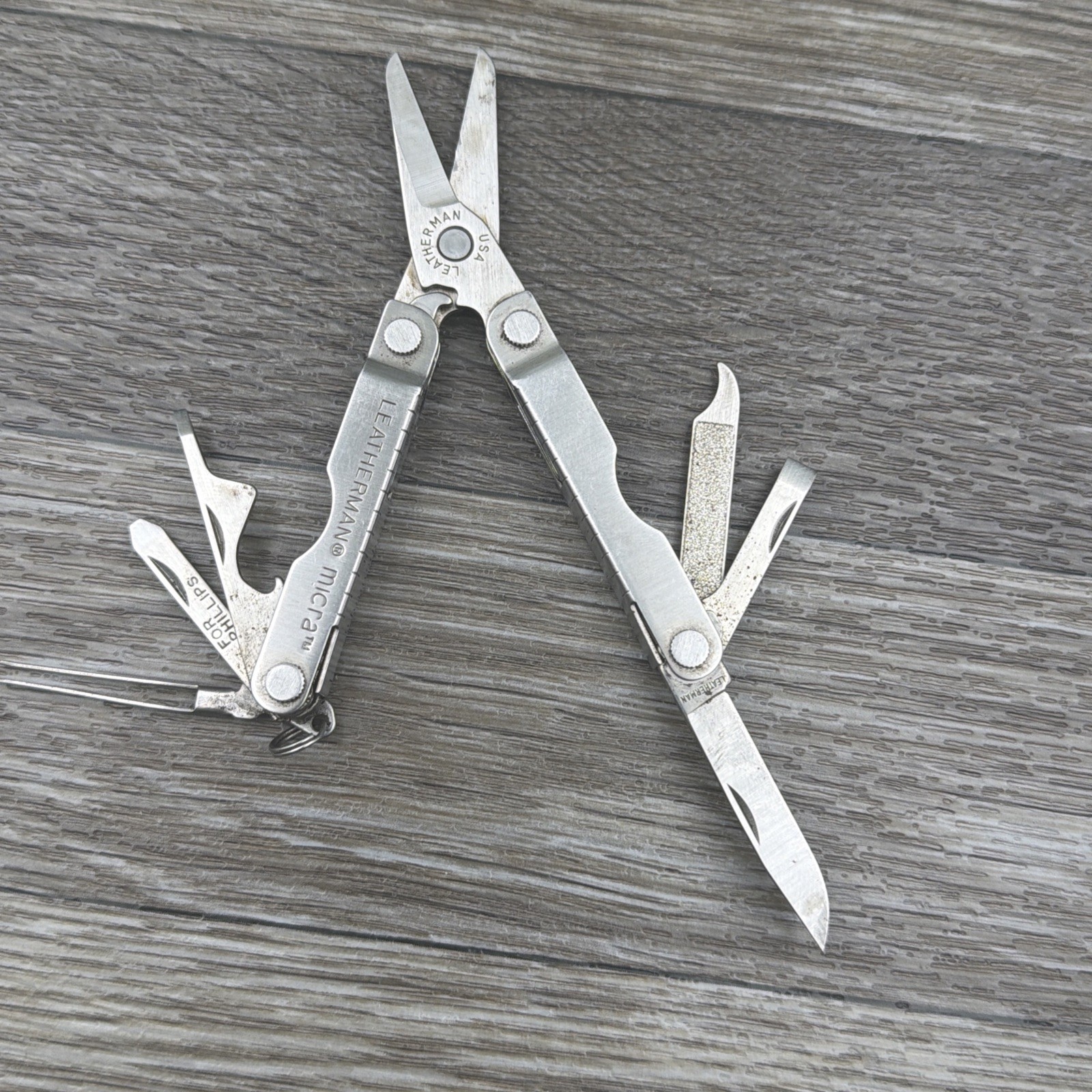 Leatherman Micra Multi-Tool Knife Scissors Stainless