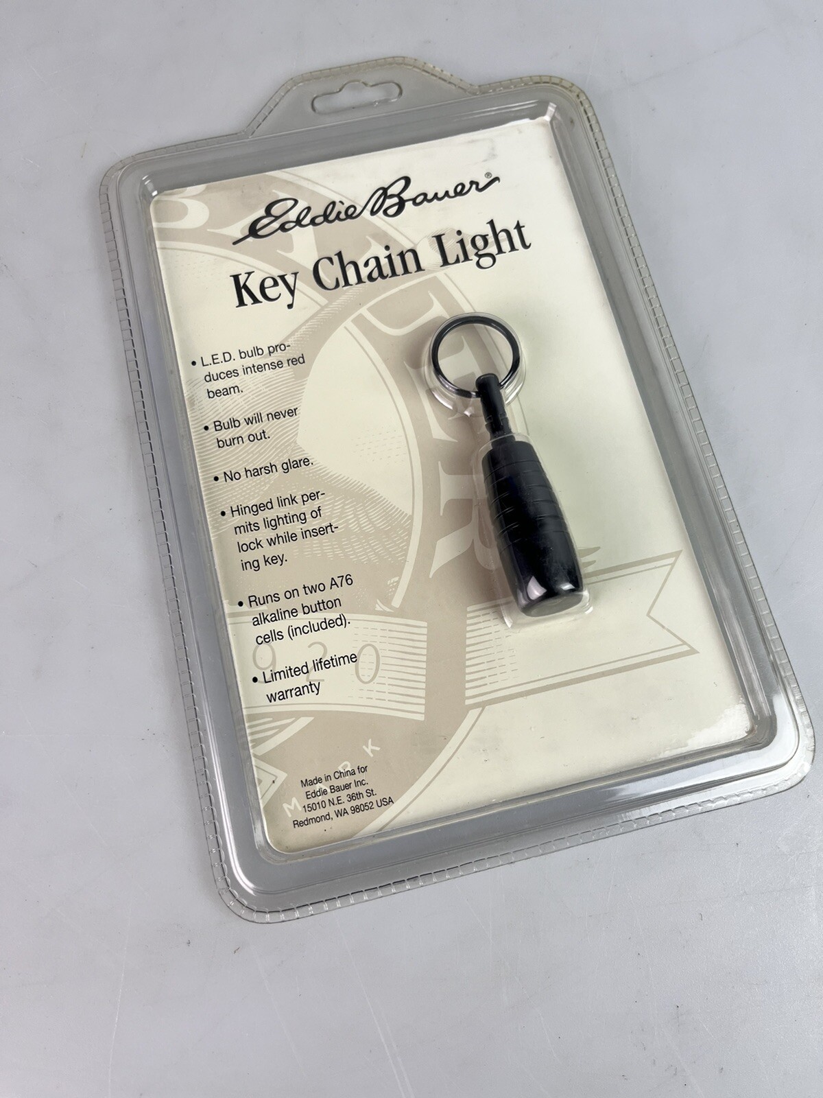 Rare Eddie Bauer Keychain Light- New
