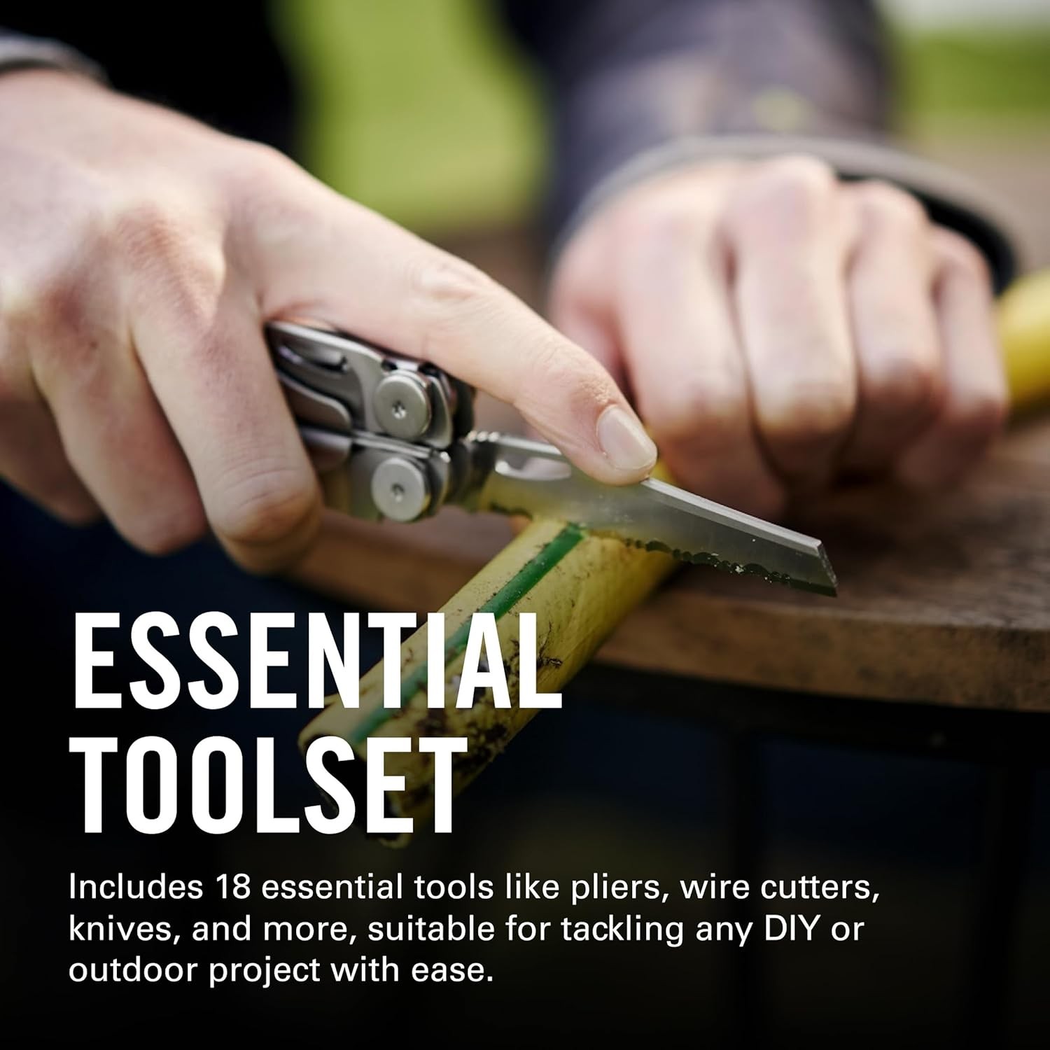 LEATHERMAN, Wave+, 18-in-1 Full-Size, Versatile Multi-tool , Stainless Steel