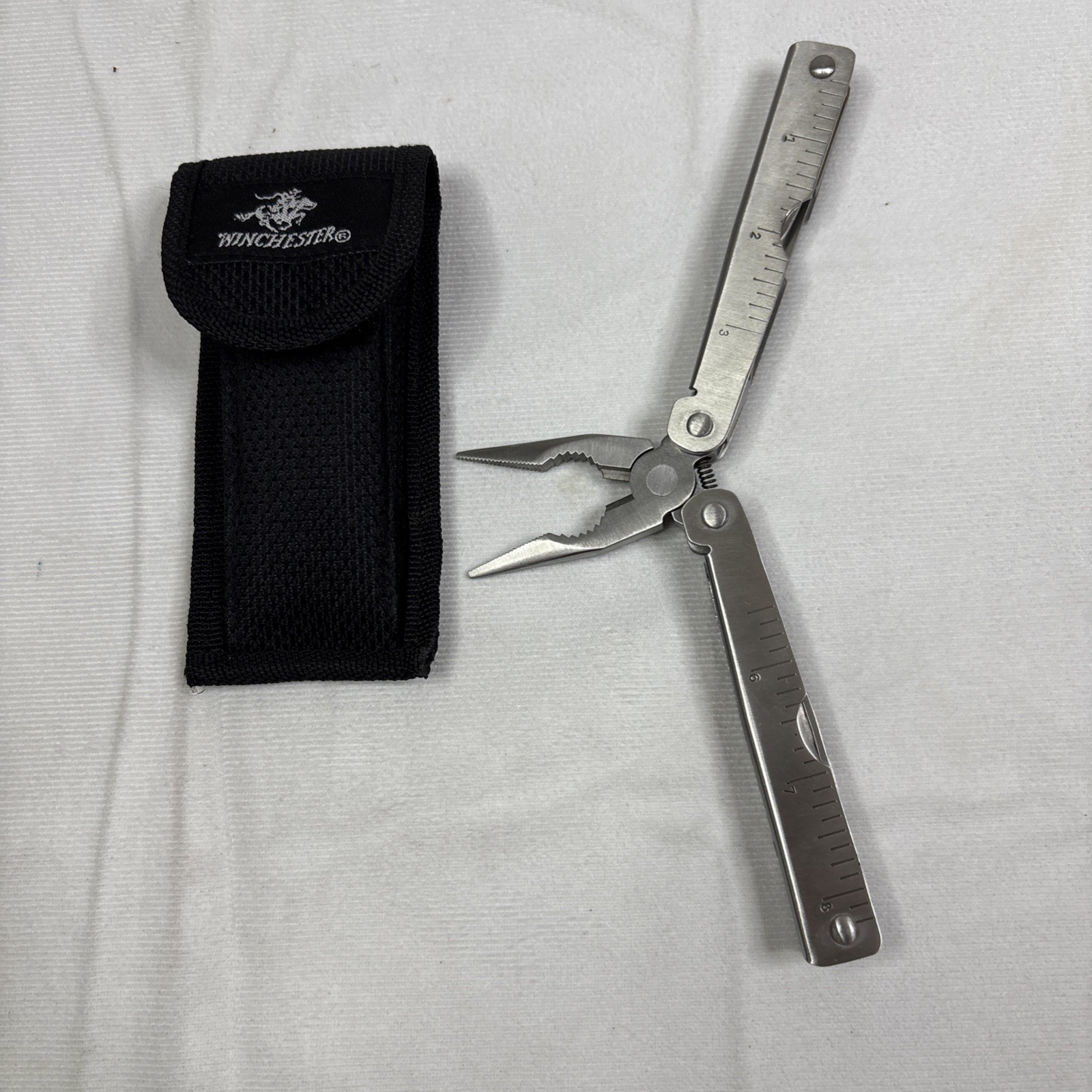 Winchester Stainless Steel Multi-Tool With Black Nylon Sheath Holster