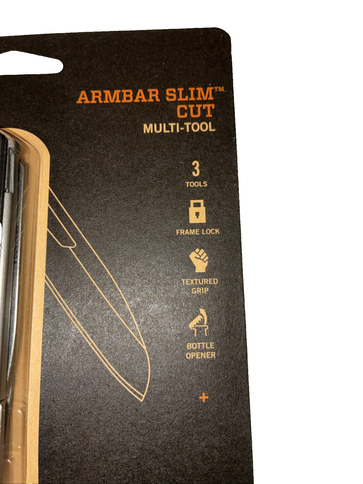 Gerber Armbar Slim Cut Multi Tool Onyx Knife Scissors Bottle Opener 31-003810