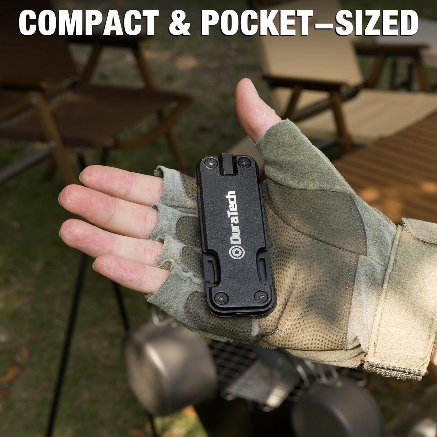 Compact 16 in 1 Multitool Knife with Bottle Opener and Rope Cutter for Outdoors