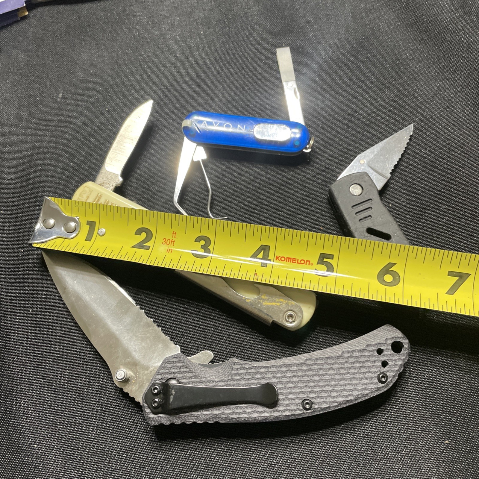 Lot of 4 Pocket Knives & Multi Tools – Folding, Avon Tool, Corkscrew