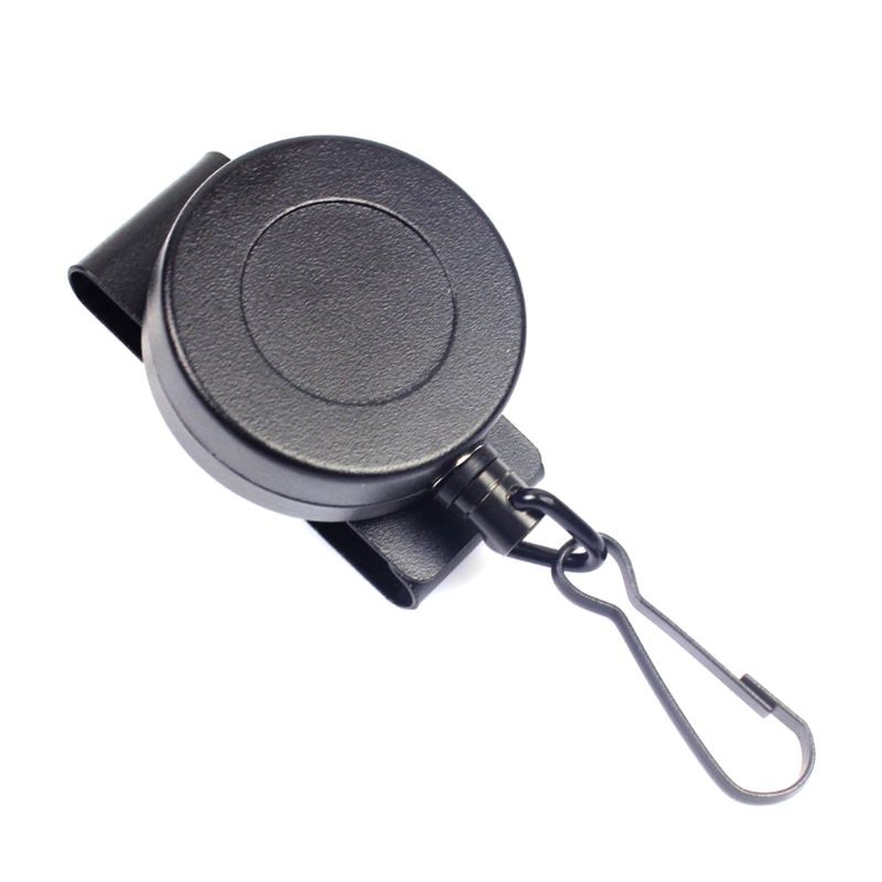 Retractable Badge Holder Heavy Duty Badge Reel Holder with Keychain Ring Clip