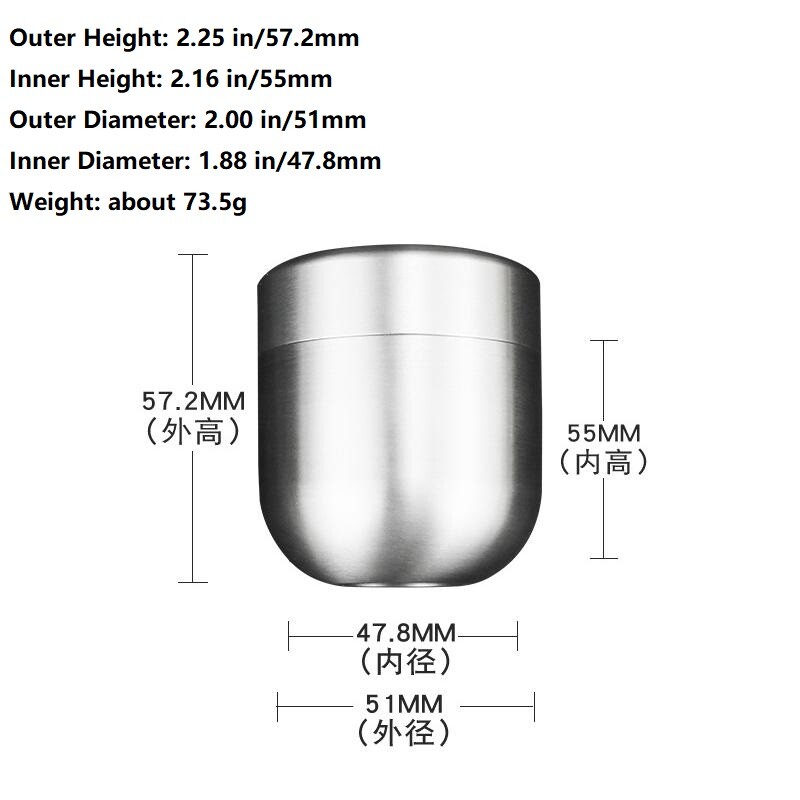 Hot EDC Titanium Waterproof Pill Holder Organizer Container Tea Storage Box