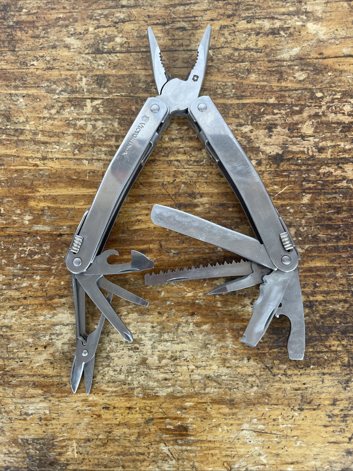 Victorinox Swiss Tool Spirit X Multi-Tool – Sheepsfoot Blade Good Used Condition