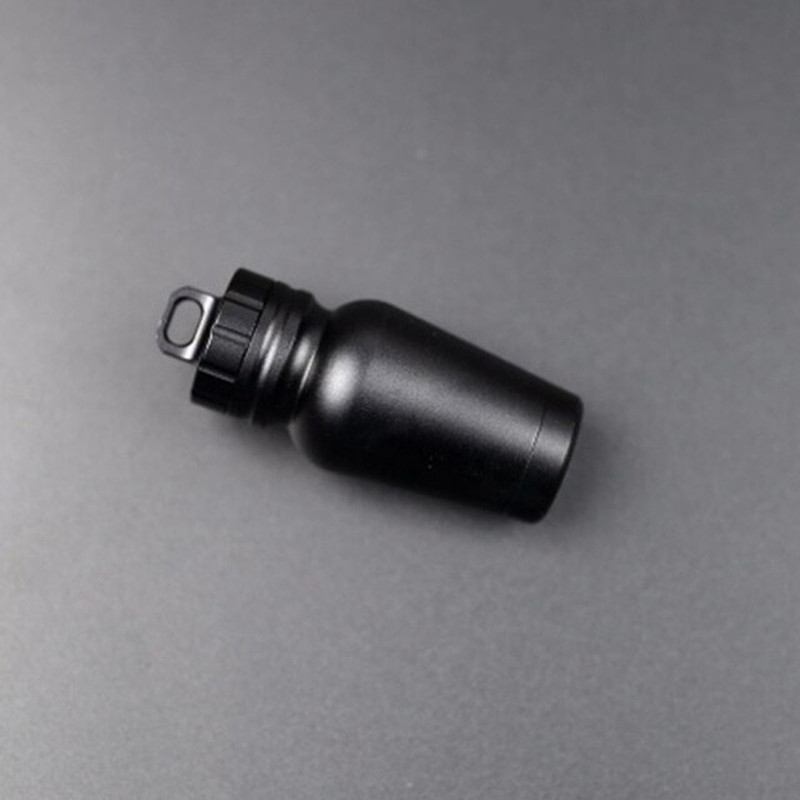 EDC Pocket Tool Aluminum Alloy Waterproof Tank Medicine Sealed Capsule Bottle