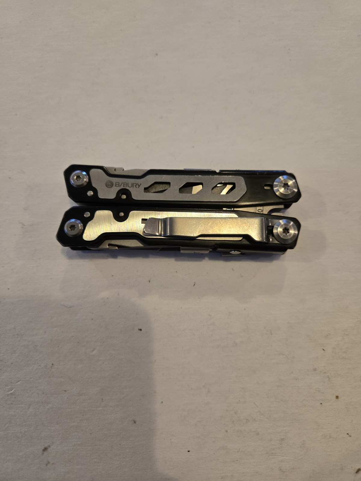 B/Bury Multi-Tool Knife, Scissors Very Good Condition TSA Confiscated