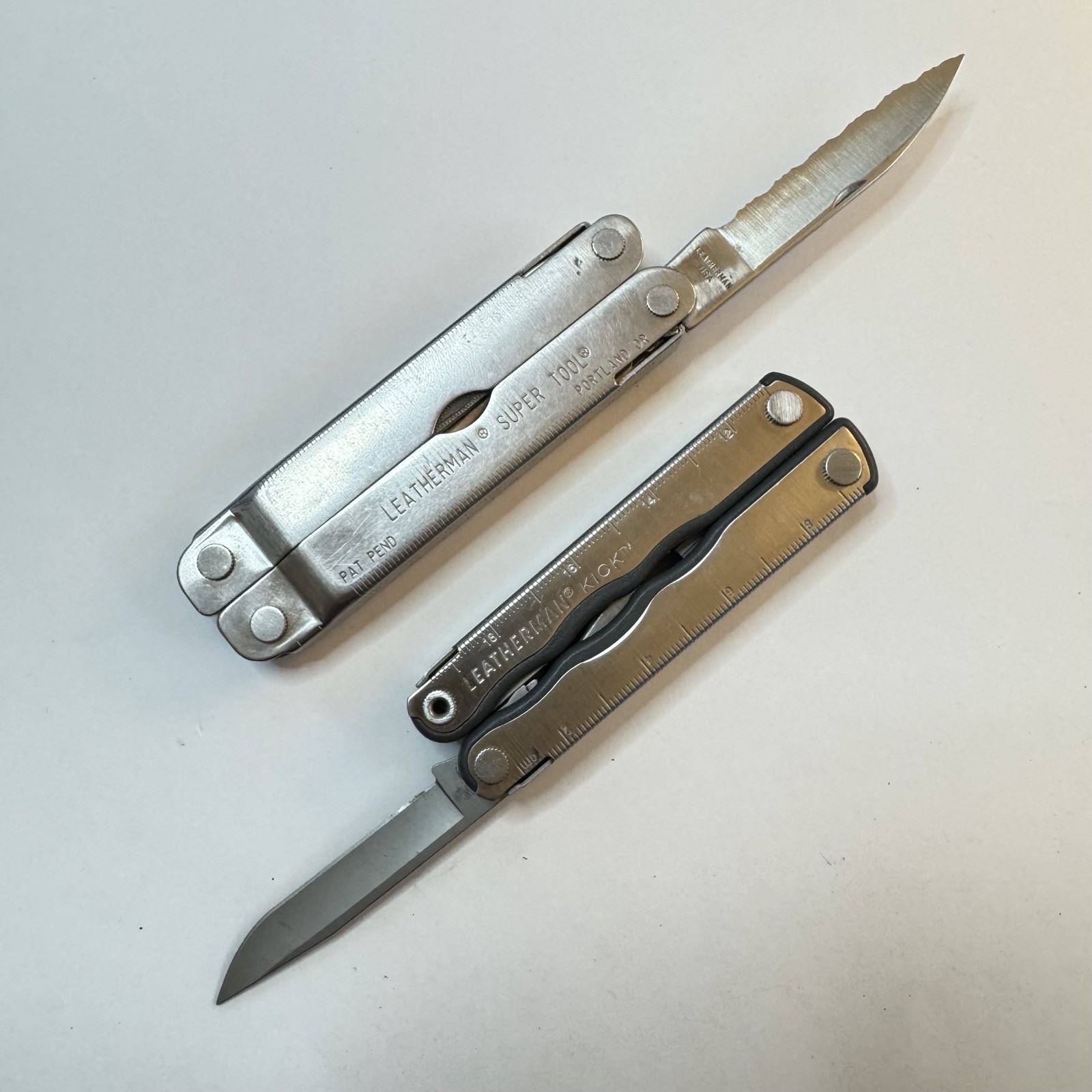 Leatherman Super Tool +Kick Plier Multi Tool Pocket Knife EDC Camping Gear #848