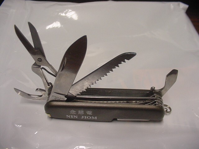 10-in-one pocket knife heavy duty stainless steel for all outdoor activity BLACK
