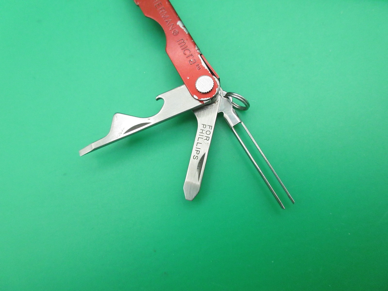 Leatherman Micra Keychain Folding Multi Tool Knife Small #100A