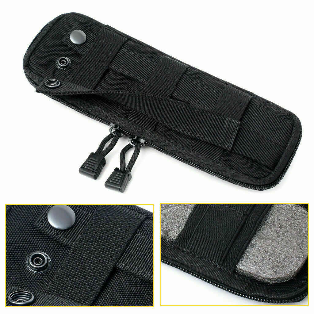 Military Molle Pouch Tactical Knife Pouches Waist Bag EDC Tool Flashlight Holder