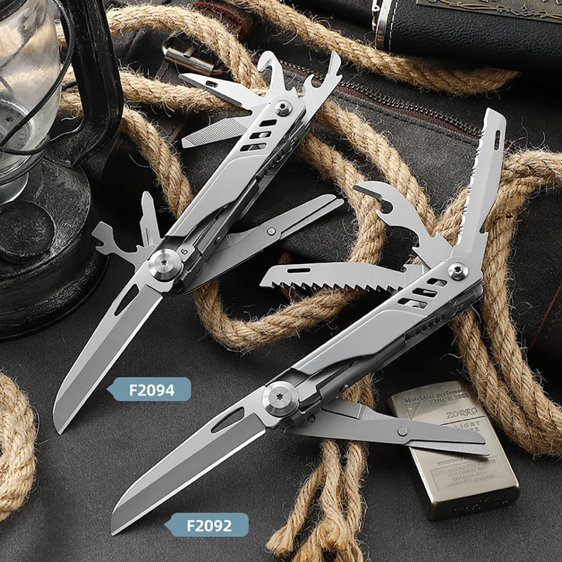 Multi Tool 13-In-1 Multitool Pocket Knifeknife,Quick Change Blades, Razor Sharp,