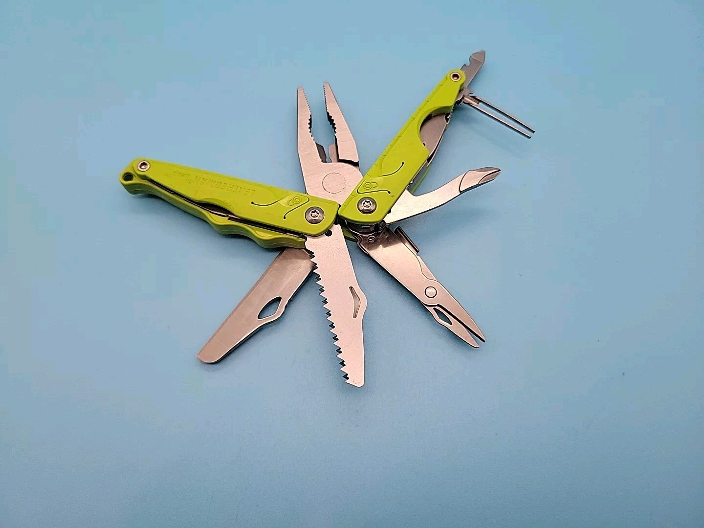 Leatherman Leap Green Multi-Tool – Pliers, Scissors, Knife – Retired!