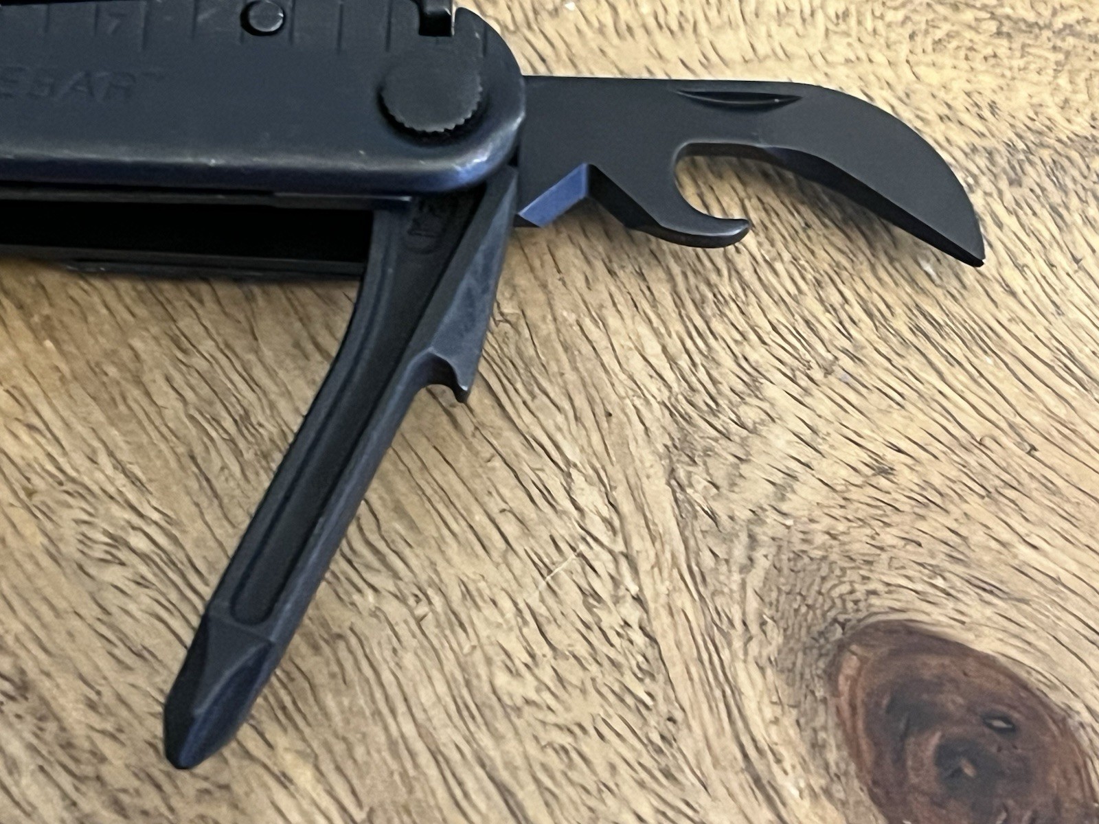 LEATHERMAN REBAR 17 Tool Multitool Black Oxide SUPER NICE!!! w/New Nylon Sheath