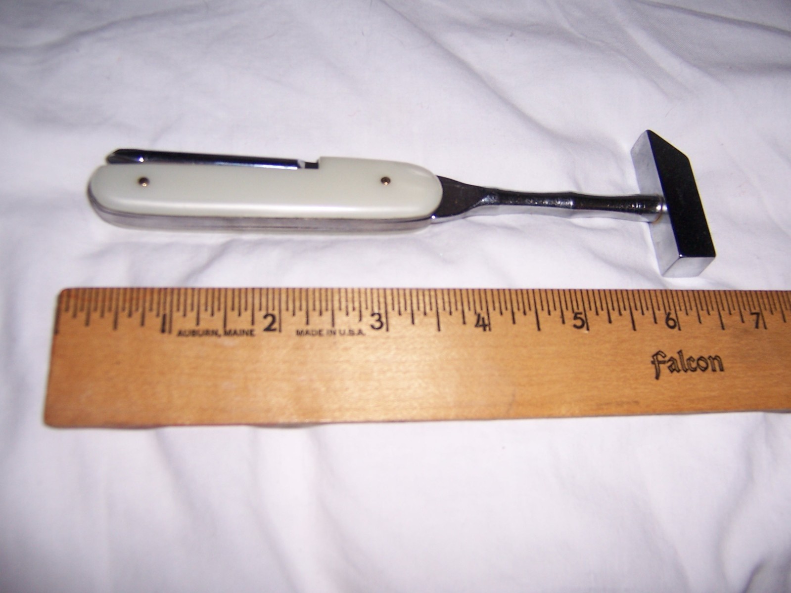Vintage Multi Purpose Tool Kit Pocket Knife Interchangeable 7pc Stainless Japan