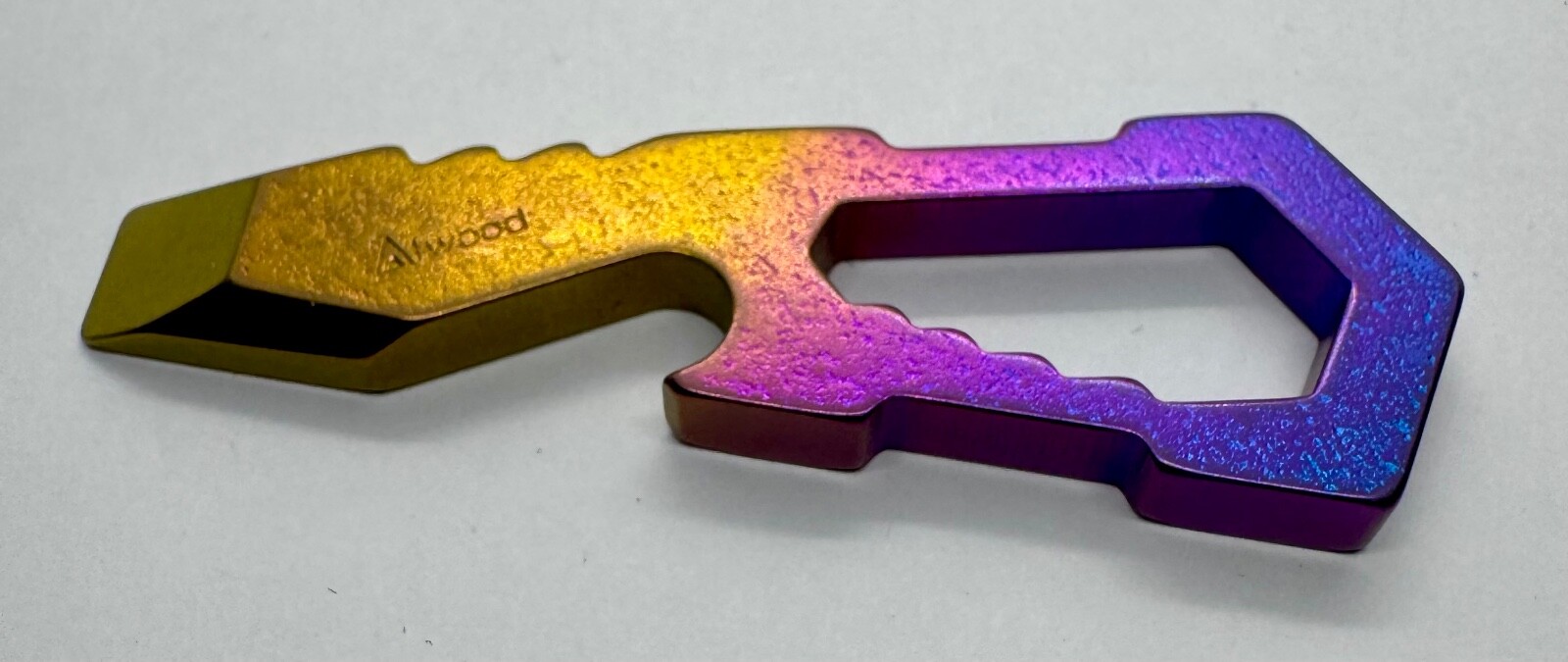 Peter Atwood Wrunt17 EDC Multi Tool Mini Pocket Tool Textured Anodized