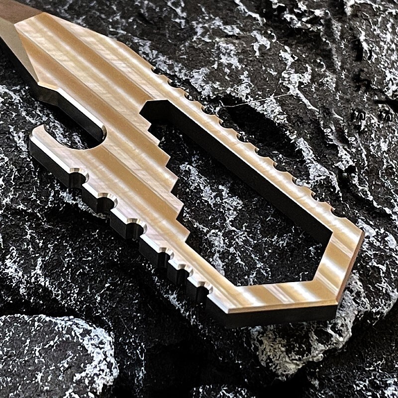 TITANER TC4 Titanium Alloy Portable Multi Tools Card Crowbar Pry Bar Outdoor EDC
