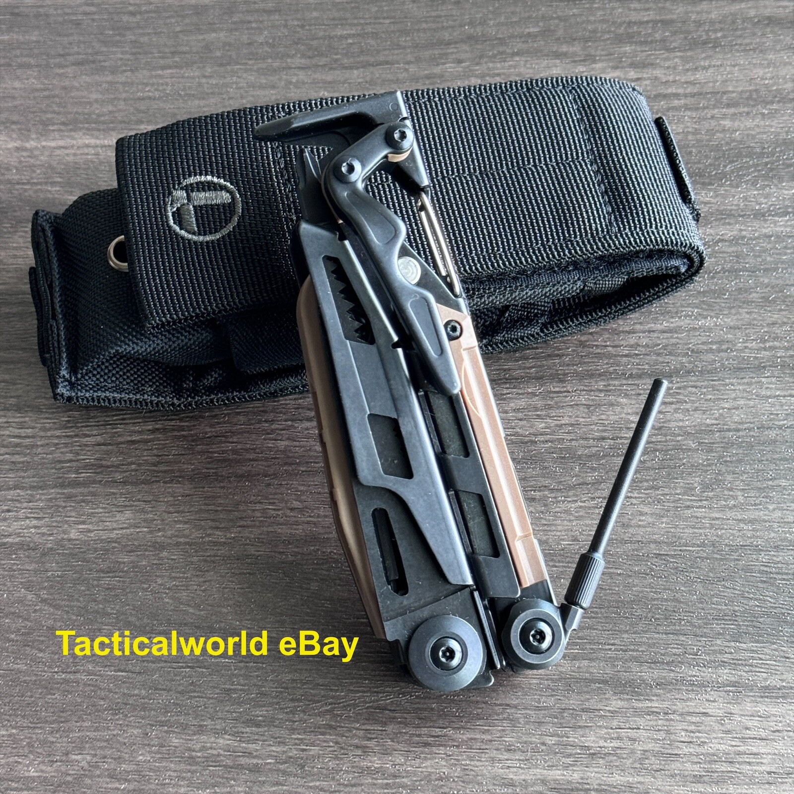 Leatherman MUT Black multi tool w/brown inserts Discontinued variant