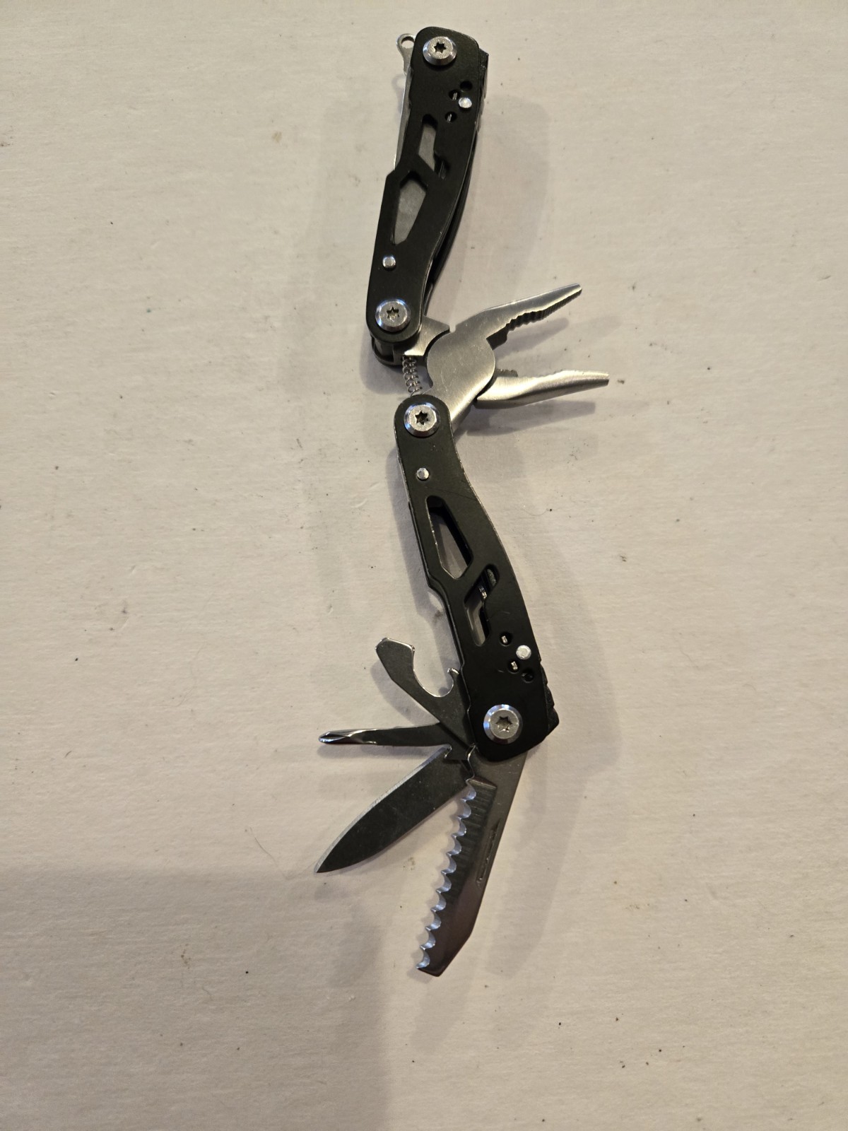 Unbranded Mini Multi Tool 10-in-1, Black