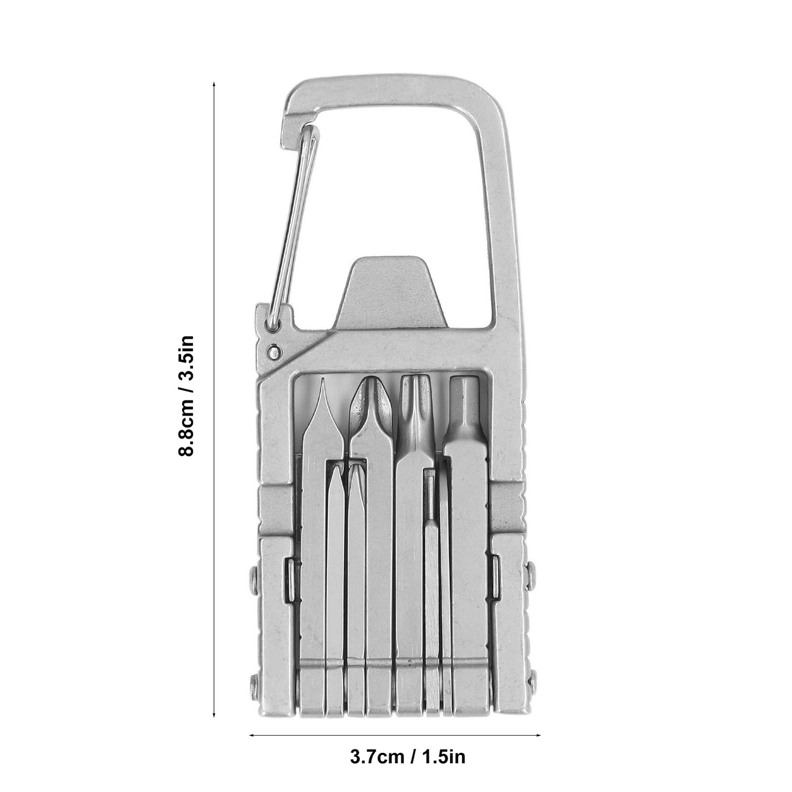 EDC Multi-tools Portable Outdoor Bottle Opener Folding Screwdriver Quick Hanging