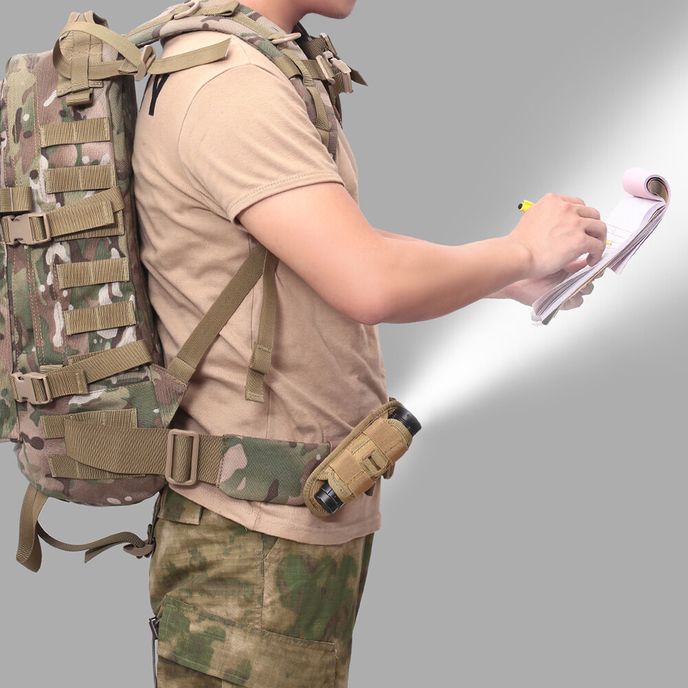 360° Rotatable Multifunctional Flashlight Case Universal Outdoor Pouch