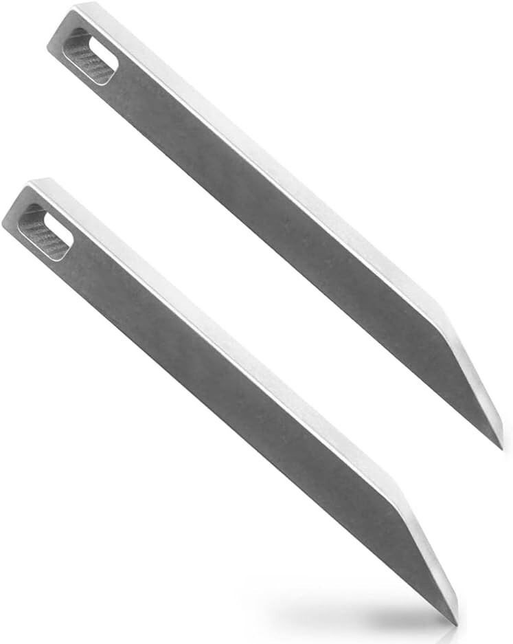 2 pcs Magic-barEDC Pry Bar Tools, Stainless Steel Keychain Prybar Small Keychain