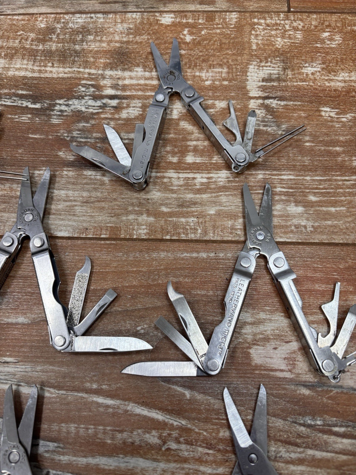 Leatherman Micra 8 Pack Multitools Stainless Scissors Knife Quantity 8x
