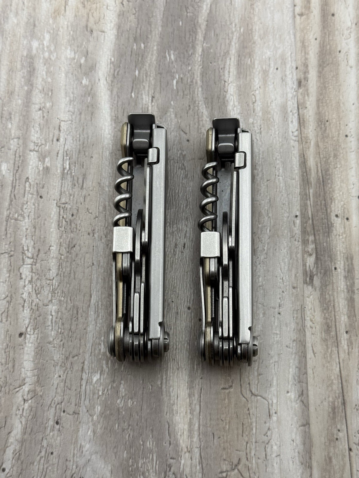Lot of 2 Gerber Armbar Cork Gold Multi-Tool Knives