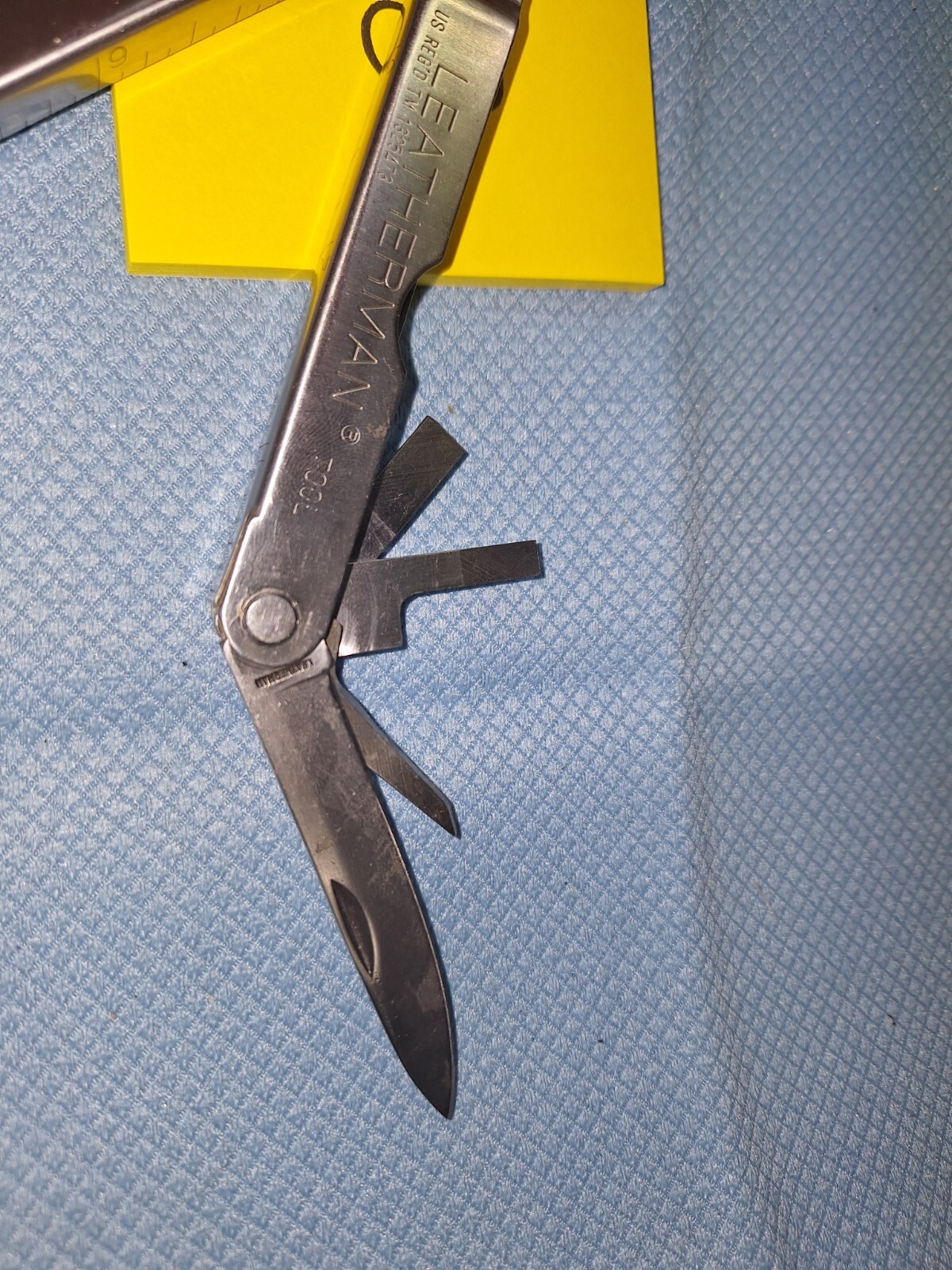 1 RARE LEATHERMAN ORIGINAL PST Multi Tool Knife BIG LETTERS Lot 510