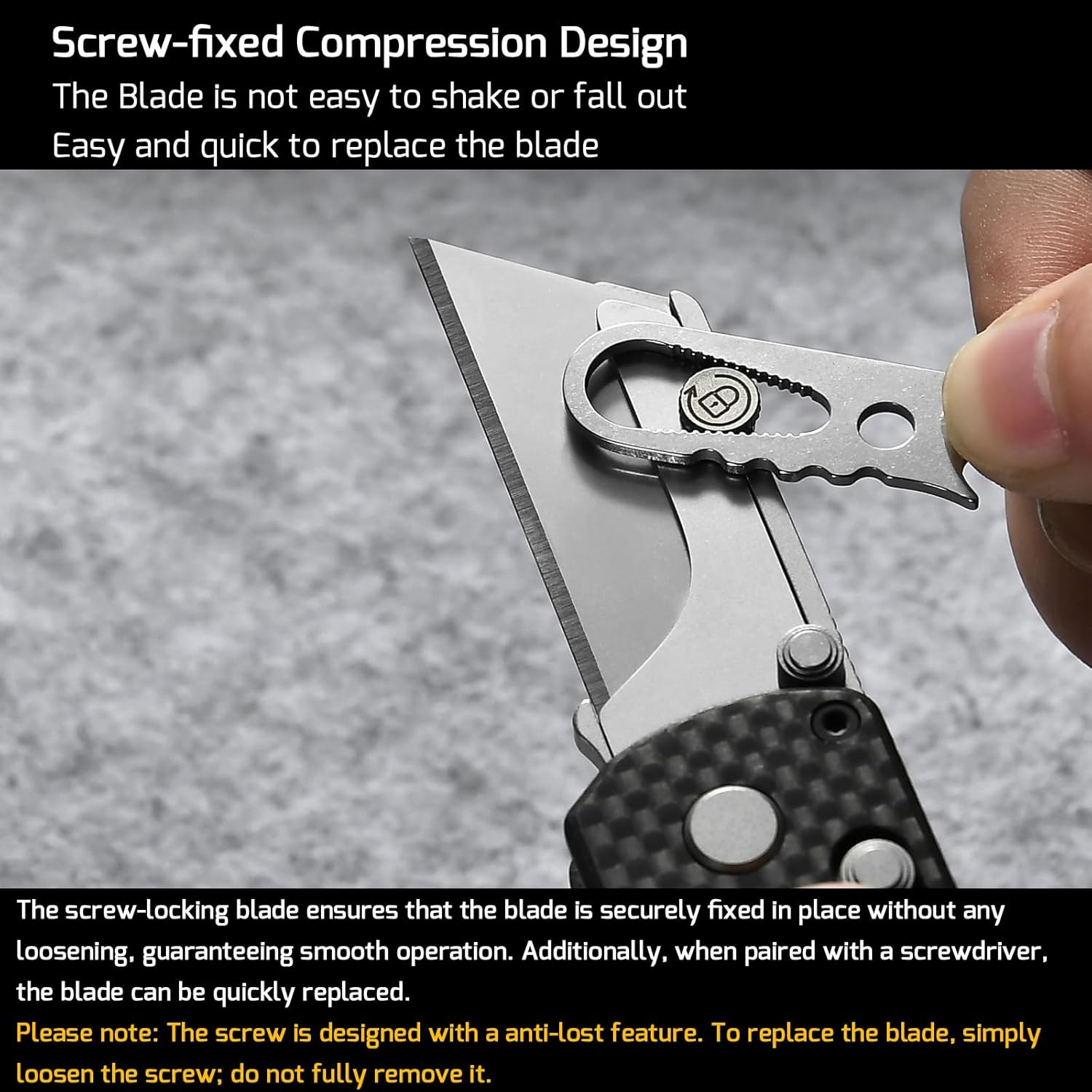 OKNIFE U1 Pro Multitool Folding Utility Knife with Folding Screwdriver, Quick Ch