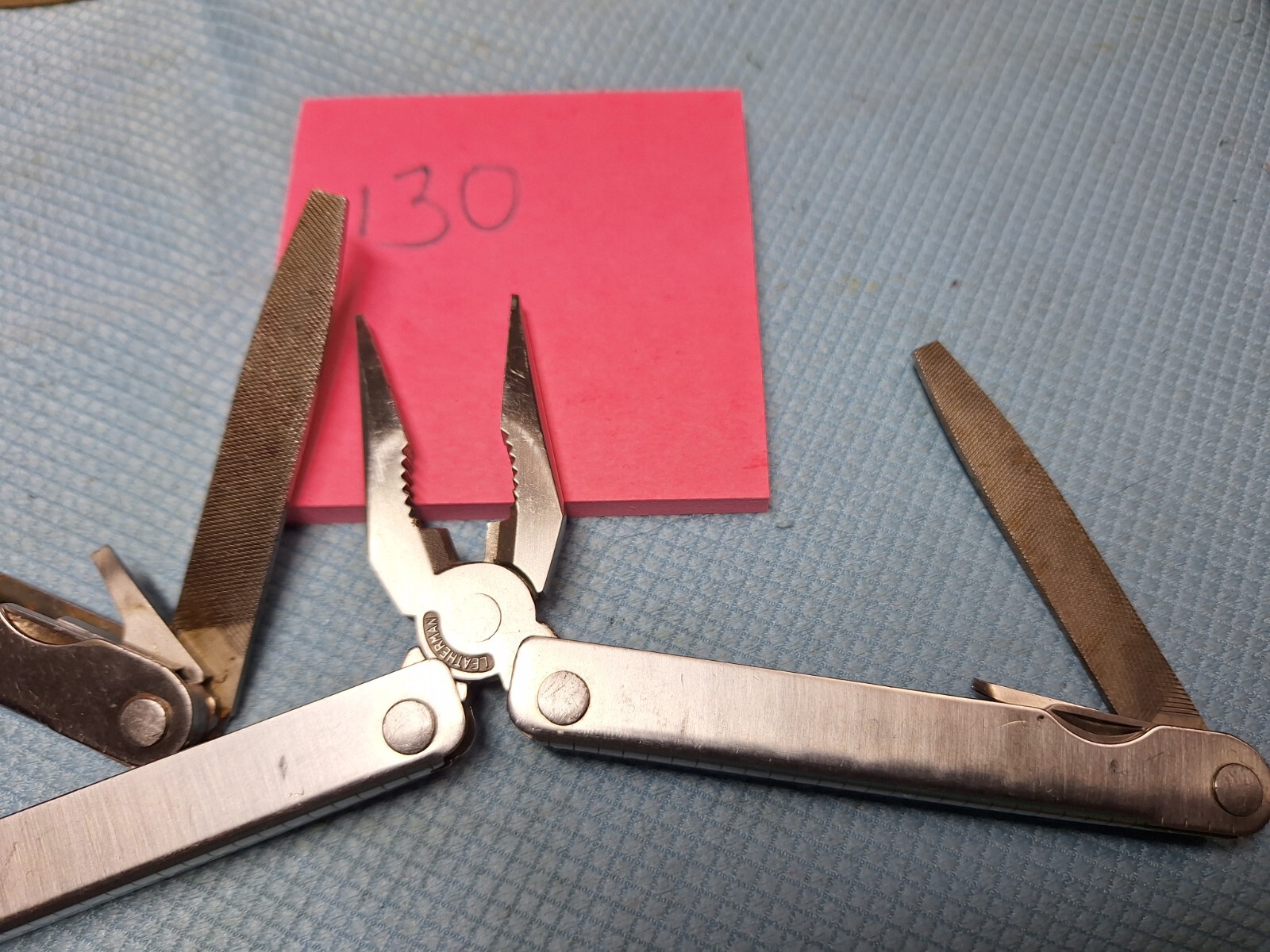 2 RARE LEATHERMAN ORIGINAL PST Multi Tools Knife BIG LETTERS Lot 130