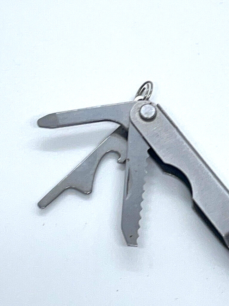 Winchester Mini Multi-Tool 8-in-1 Silver Scissors Knife Keychain Carry EDC