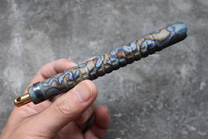 New EDC Titanium Alloy Cool Stick Kungfu Playing With Cuban Rattan Stick Gift