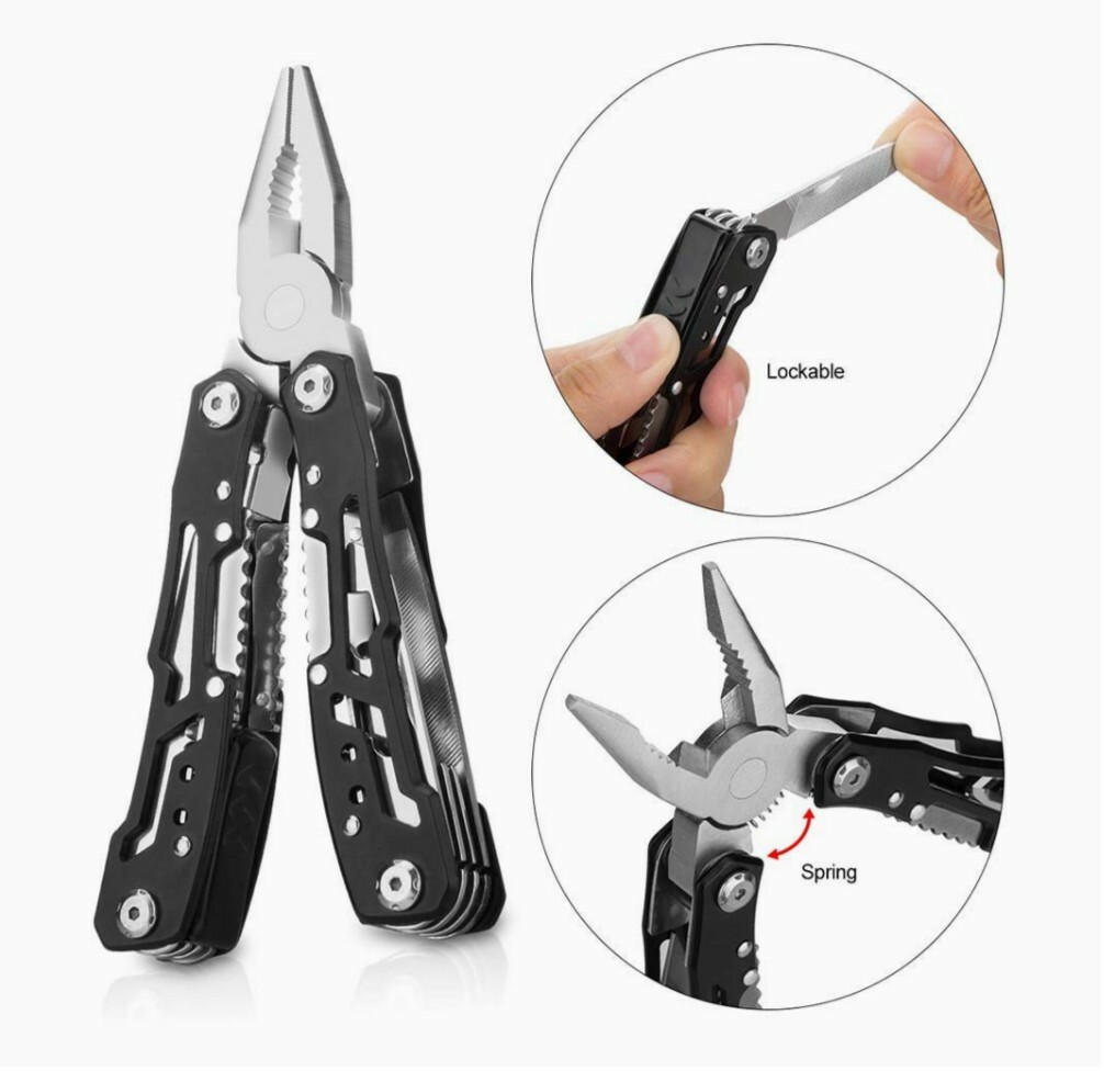 fangfo 14-in-1 Multitool-Everyday, Outdoor, Survival, Camping, Hunting & Hiking