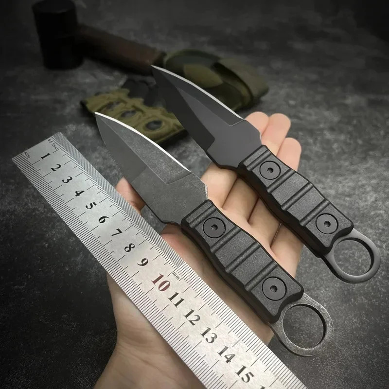 Outdoor Straight Knife High Hardness SurvivalKknife Camping EDC Portable