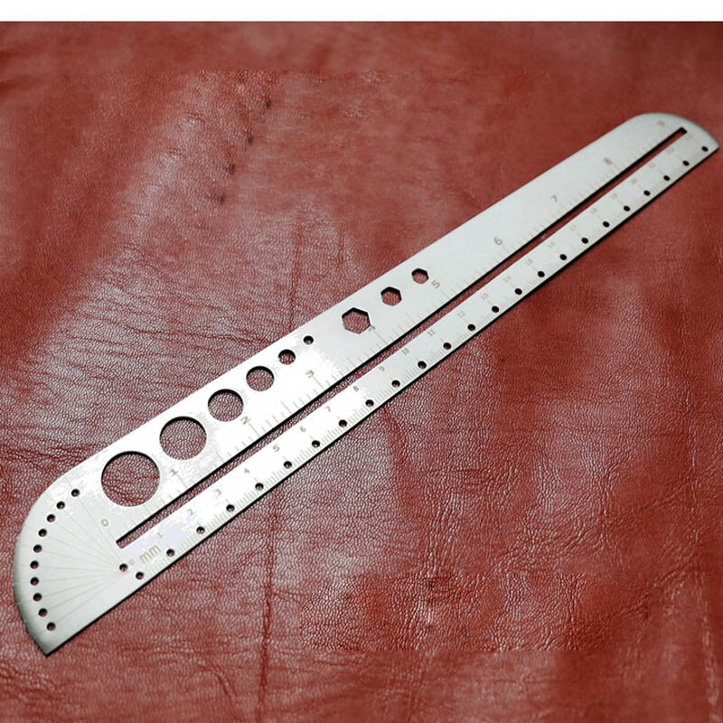 EDC Titanium Alloy Ruler Stainless Steel Portable Outdoor Compasses Tools Gifts