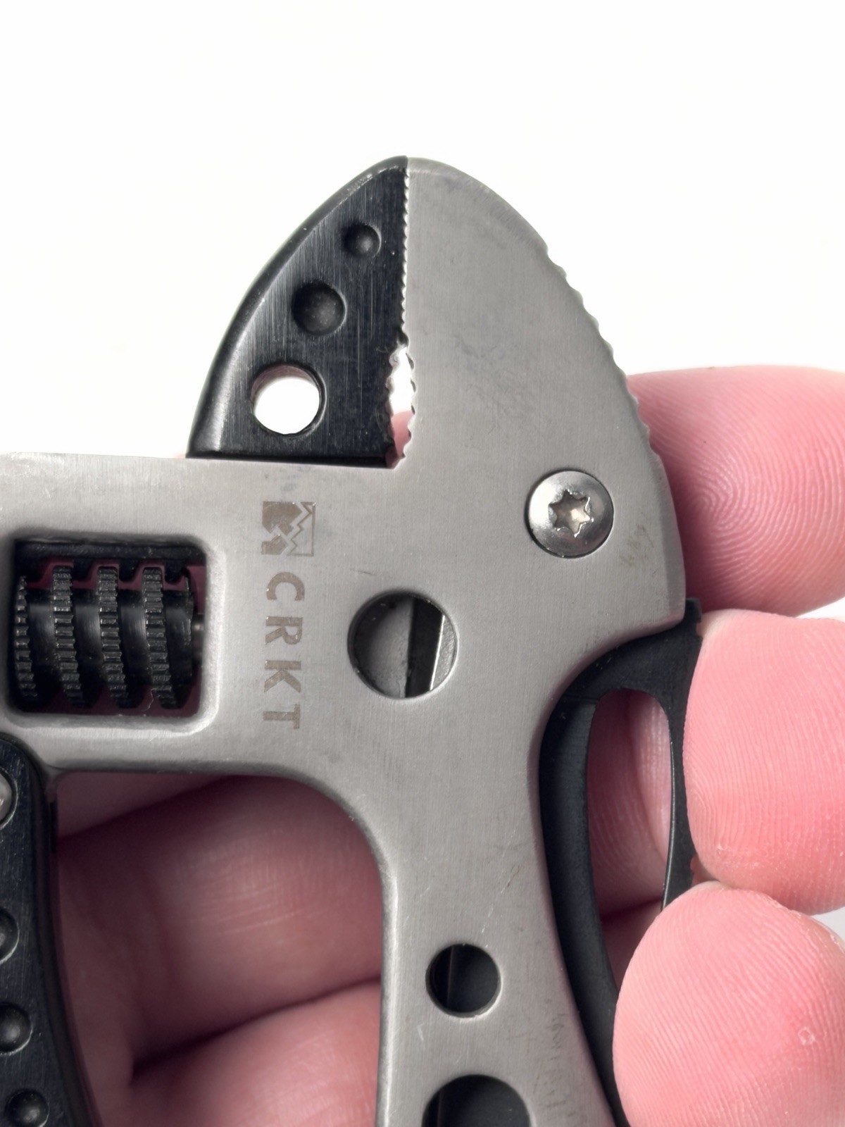CRKT Guppie Multi-Tool Knife Adjustable Wrench Gray Black Stainless Steel