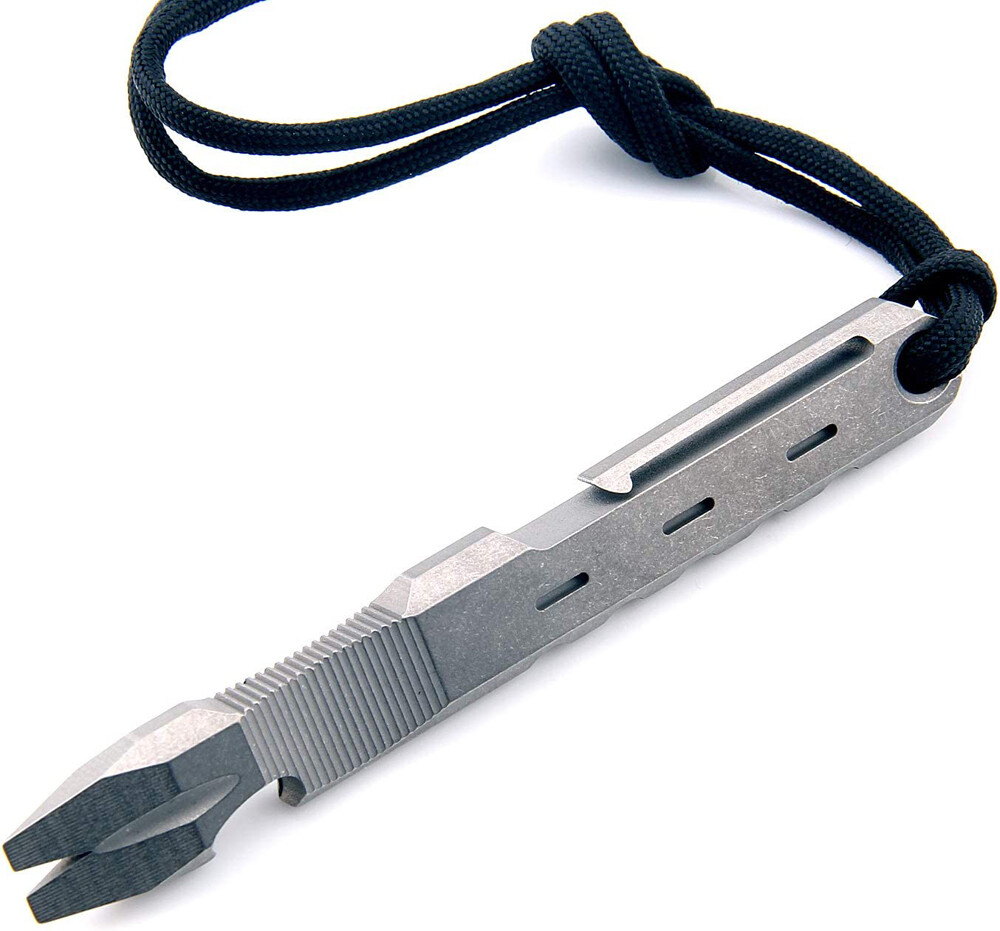 TC4 Titanium Crowbar Pry Bar Opener Tactical Survival EDC Pocket Multi Tool Gift