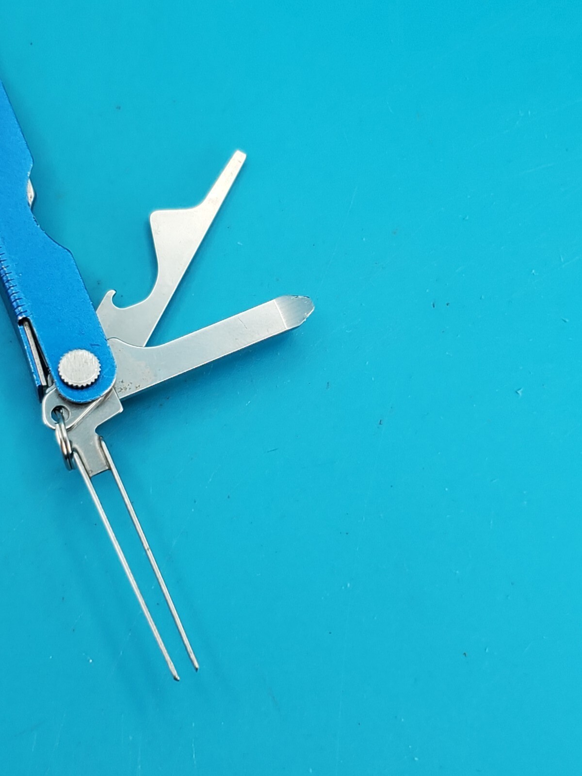 Leatherman Micra Multi-Tool, Knife, Scissors, Key Ring, Blue! BLUE RIVER GROUP