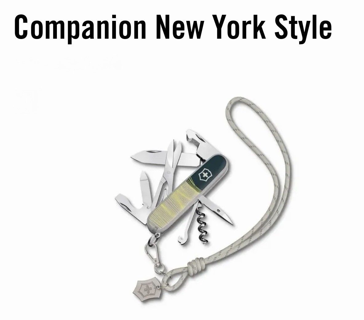 Victorinox Swiss Army Companion New York Style Pocket Knife – 35080L23NY