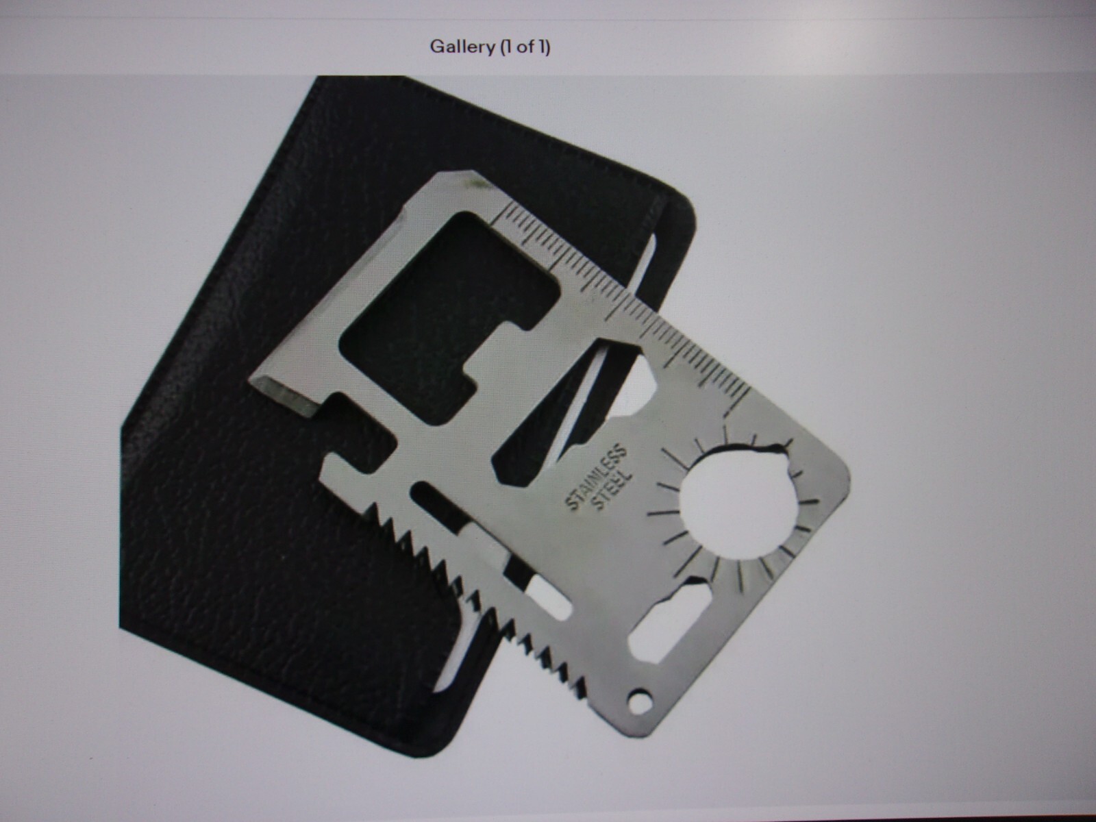11-IN-1 Multi Function Survival Pocket Card Tool Outdoor Camping Emergency Gear