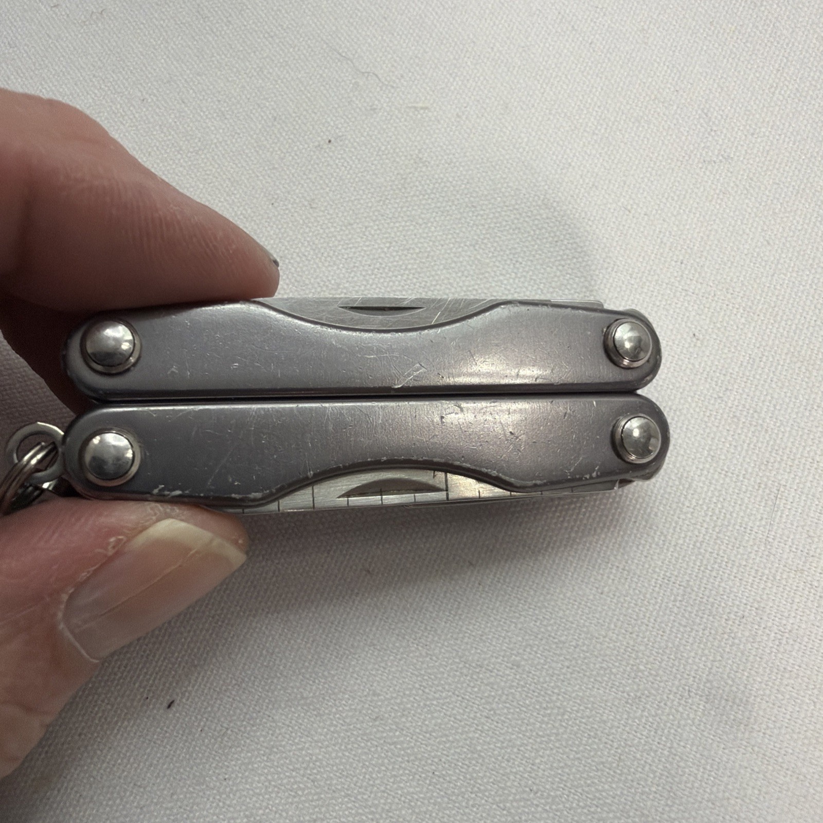 Leatherman Squirt S4 Multi-Tool, Key Ring, Retired, GRAY! Six Different Tools