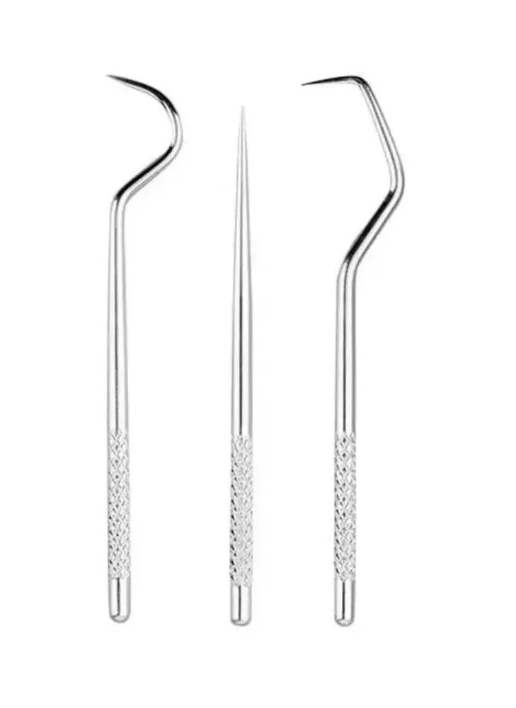7PC Portable Steel Toothpicks Set Reusable Metal Toothpick Kit gift holiday Camp