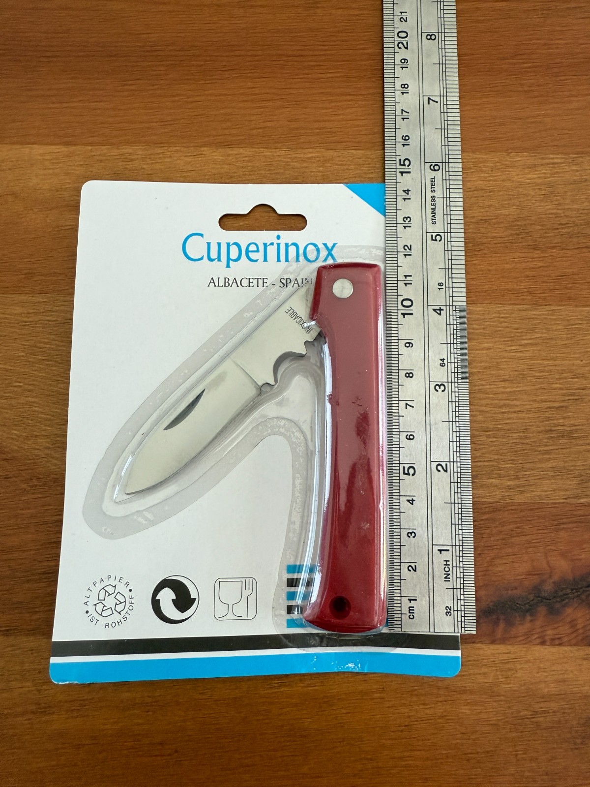 Electrician Folding Pocket Knife 3″ Stainless Steel Blade Celluloid Handle Spain