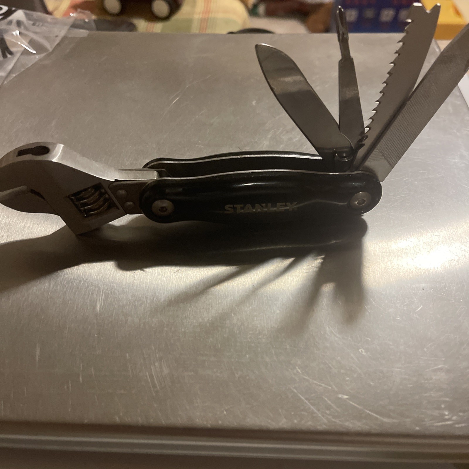 Stanley Multi Tool 7 in 1 Combination Crescent Wrench /Black