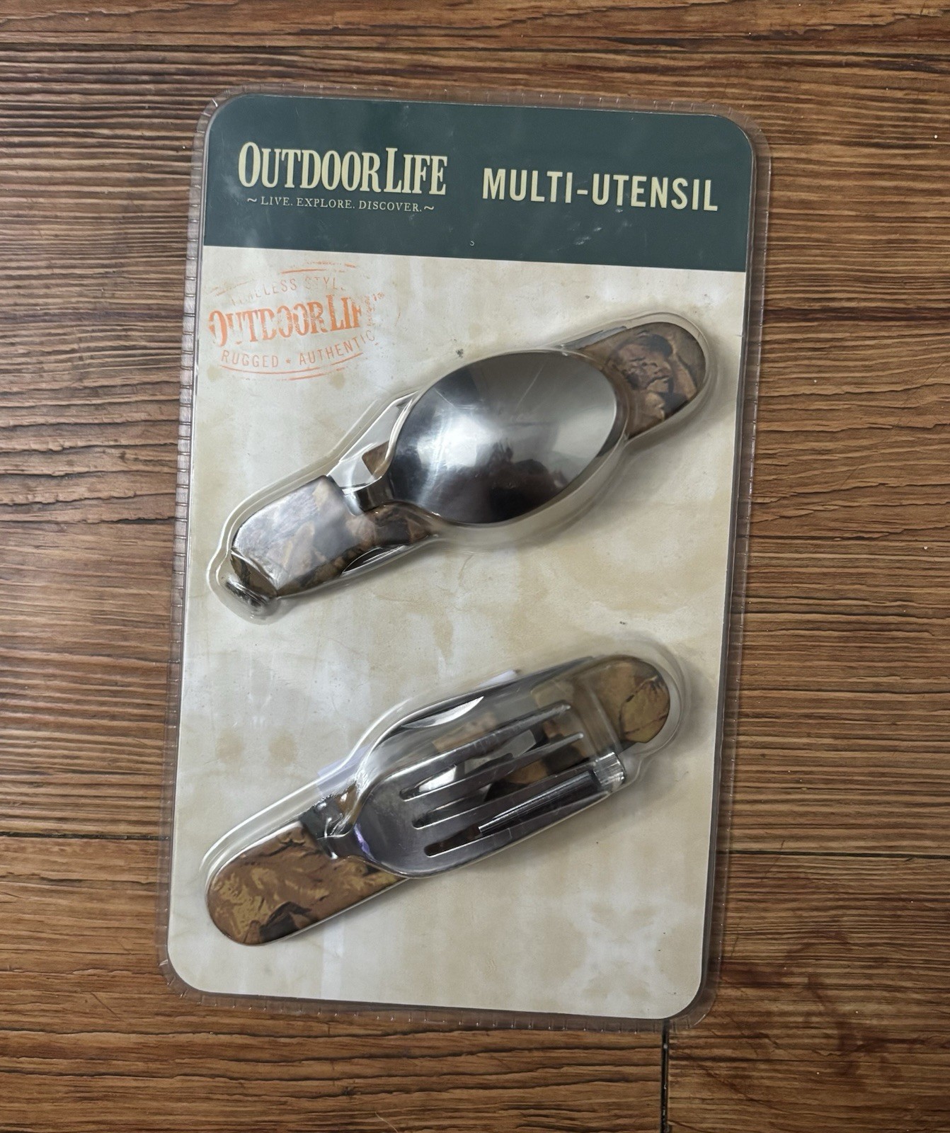 Outdoor Life Camo Multi-Utensil & Coleman Citronella Candle Brand New Camping
