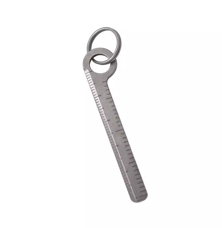 Titanium Pendant Necklace Portable Outdoor Multi Tools EDC Card Keychain